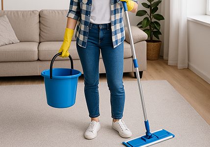 Professional Maid at Work